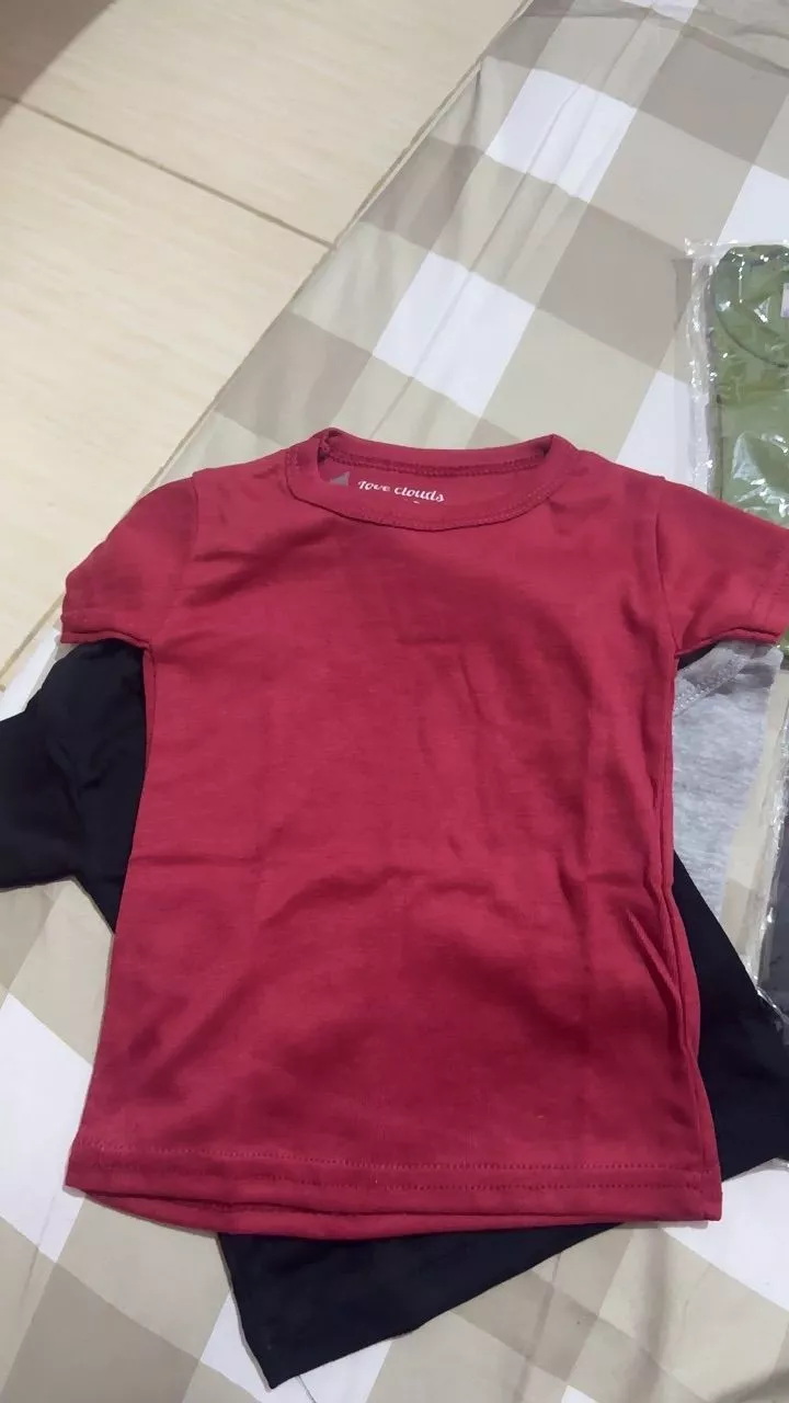 1. Kaos Polos Bayi (SNI) Tee Shirt Anak - Foto ulasan pembeli