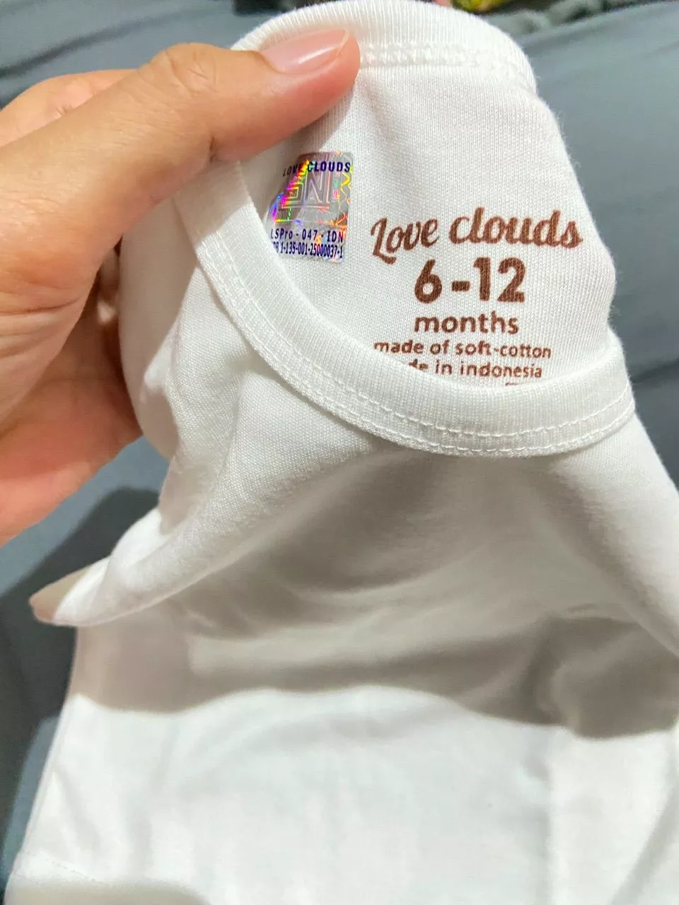 1. Kaos Polos Bayi (SNI) Tee Shirt Anak - Foto ulasan pembeli