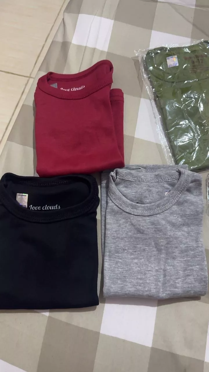 1. Kaos Polos Bayi (SNI) Tee Shirt Anak - Foto ulasan pembeli