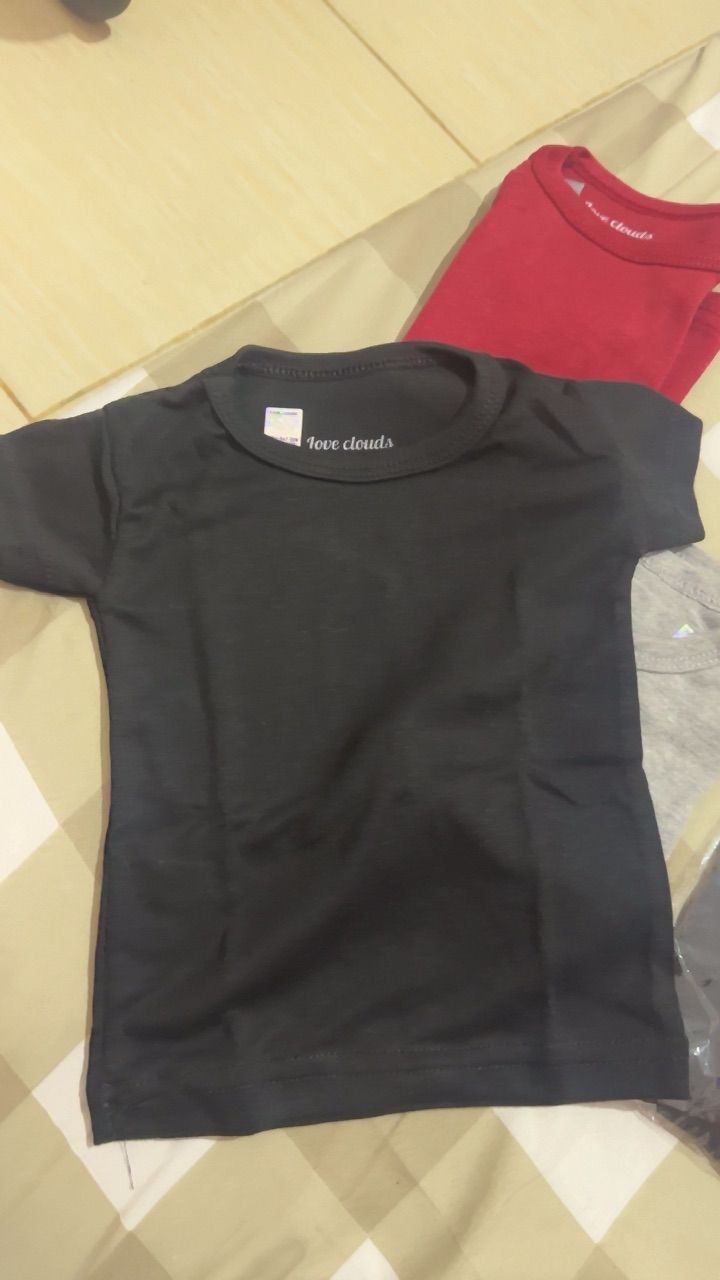1. Kaos Polos Bayi (SNI) Tee Shirt Anak - Foto ulasan pembeli