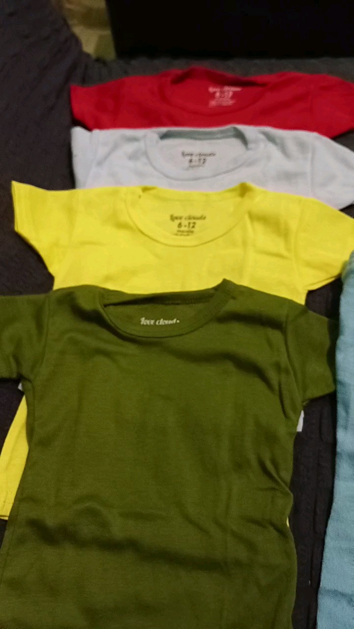 1. Kaos Polos Bayi (SNI) Tee Shirt Anak - Foto ulasan pembeli