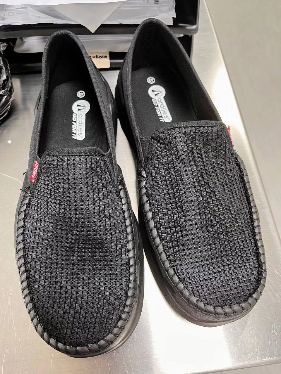 10. Sepatu Ardiles Slip On Pria Hitam Original Ardiles - Sepatu Ardiles Pria - Foto ulasan pembeli