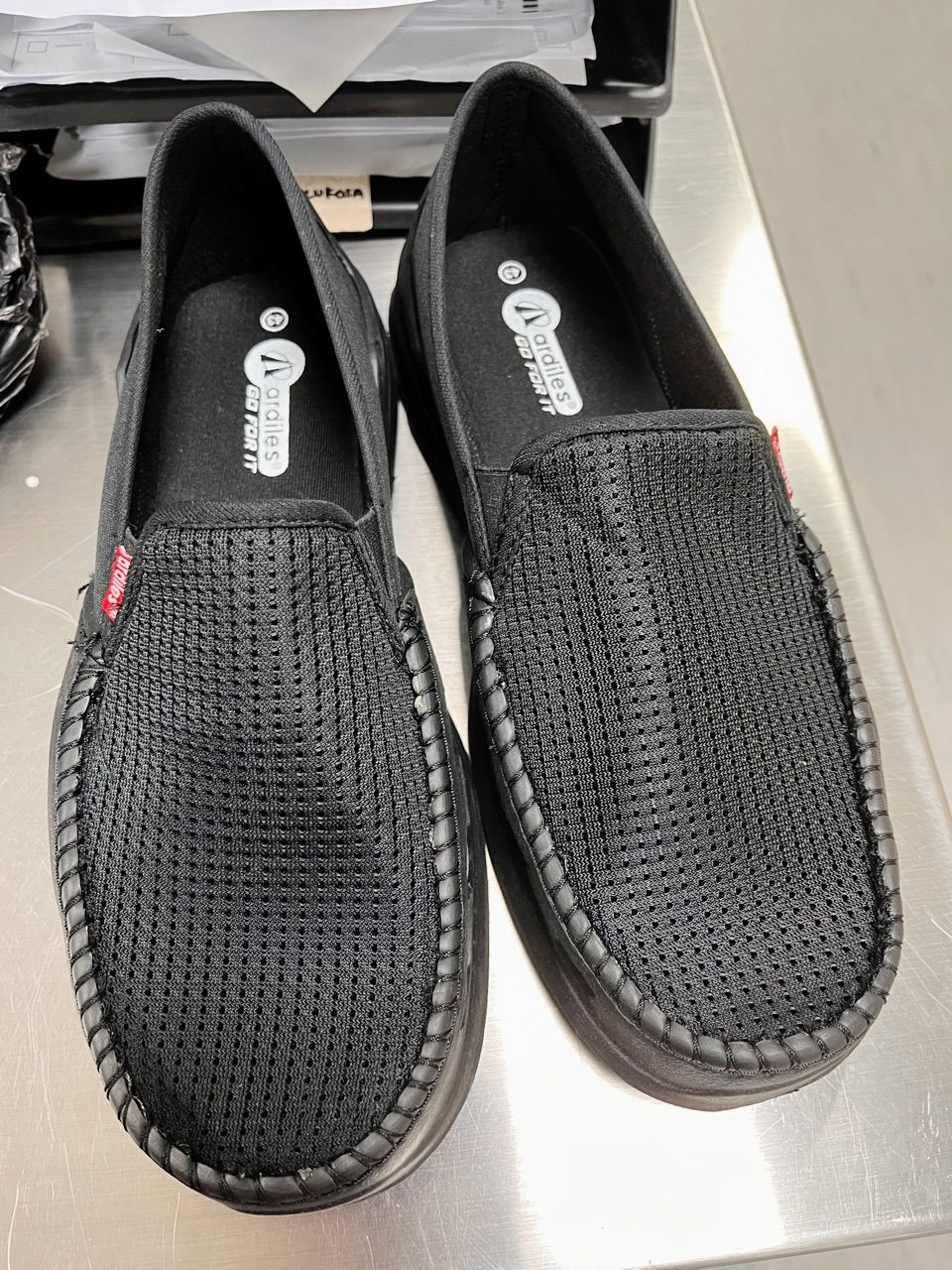 10. Sepatu Ardiles Slip On Pria Hitam Original Ardiles - Sepatu Ardiles Pria - Foto ulasan pembeli