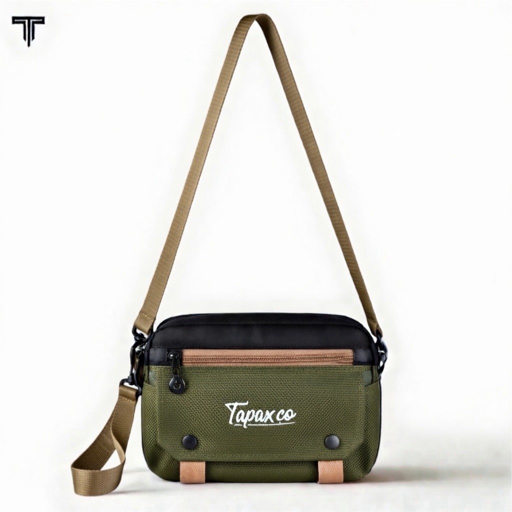 10. Tas Selempang Slingbag Casual Zora Tapax Cordura Unisex - foto 1 dari 10