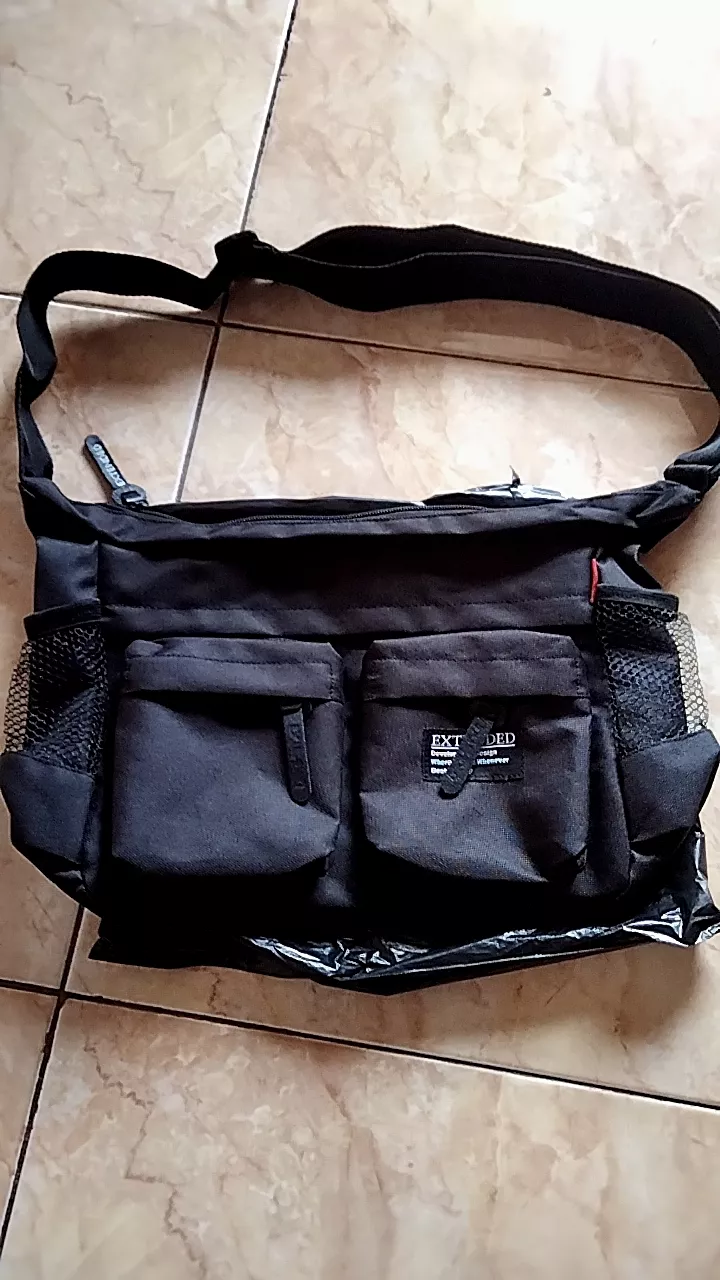 3. Tas Selempang Pria Tas Kerja Pria Slingbag Pria Premium Extended Arrow V2 - Foto ulasan pembeli