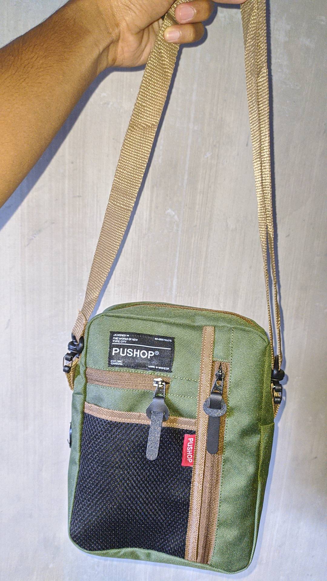 4. Tas Selempang Slingbag Pushop Marco - Foto ulasan pembeli