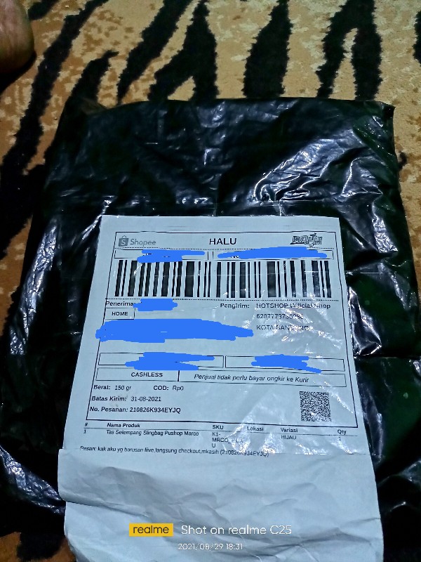 4. Tas Selempang Slingbag Pushop Marco - Foto ulasan pembeli