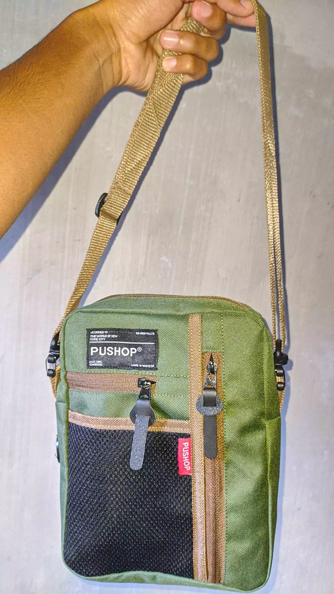 4. Tas Selempang Slingbag Pushop Marco - Foto ulasan pembeli