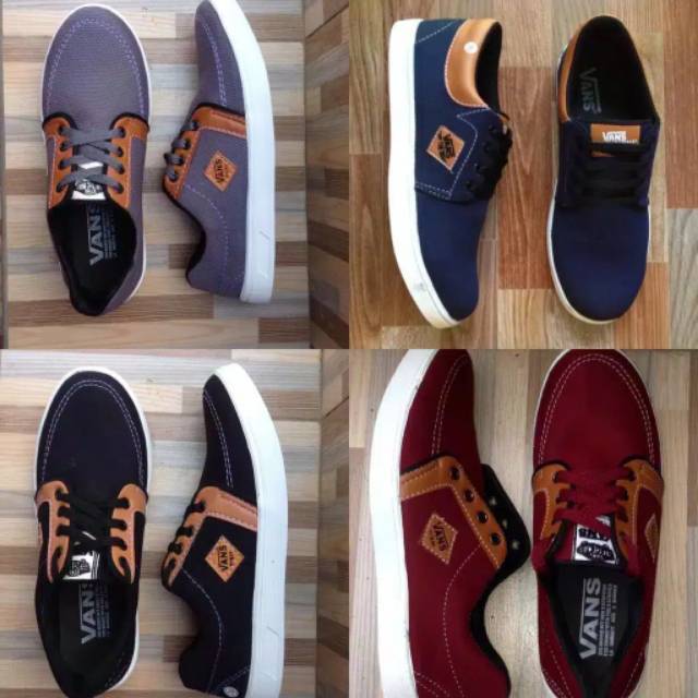 Sepatu Kets Denim Unisex Vans Model VD2 dengan Desain Klasik dan Nyaman
