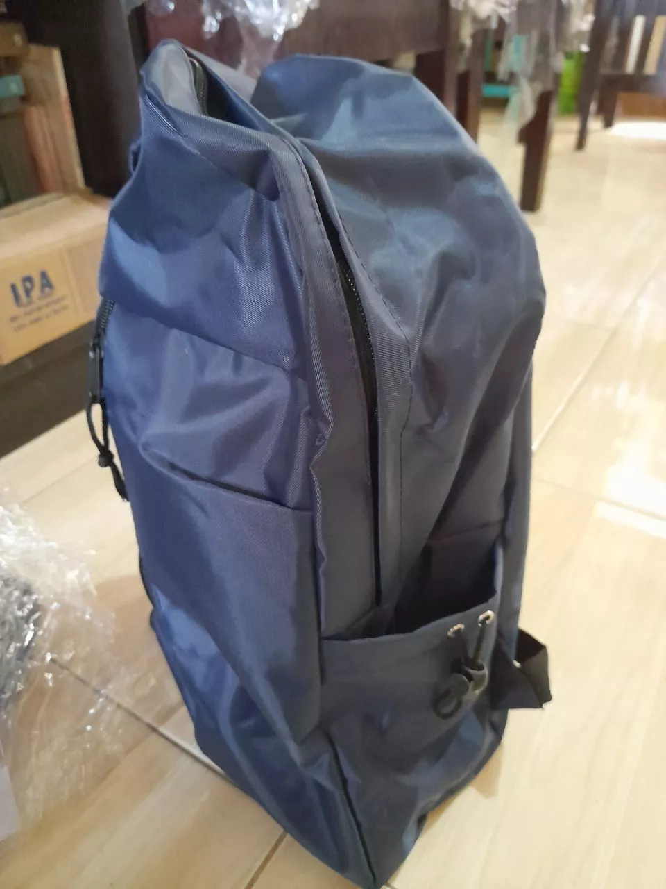 6. JS_Tas Ransel Laptop Kerja Sekolah Pria Anti Air Bahan Longcham Premium Stylish Fashionable - Foto ulasan pembeli