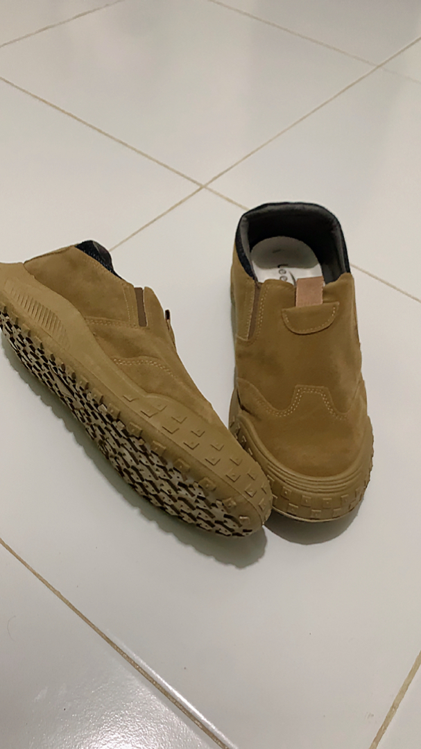 7. Leedoo Sepatu Pria Kerja Slip On Pria Kekinian Sepatu Formal Kuliah Outdoor Kerja Shoes MC451 - Foto ulasan pembeli