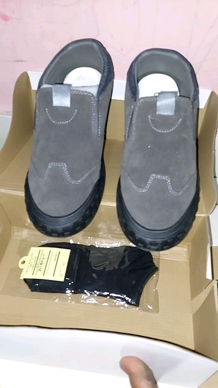 7. Leedoo Sepatu Pria Kerja Slip On Pria Kekinian Sepatu Formal Kuliah Outdoor Kerja Shoes MC451 - Foto ulasan pembeli