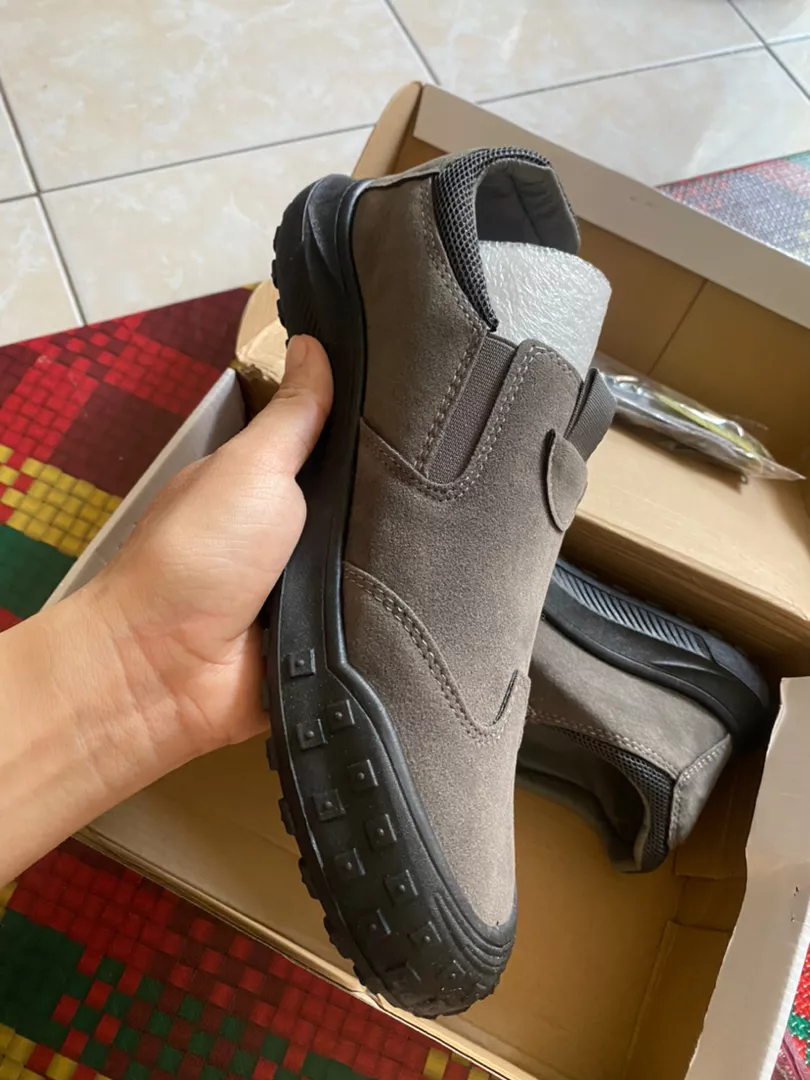 7. Leedoo Sepatu Pria Kerja Slip On Pria Kekinian Sepatu Formal Kuliah Outdoor Kerja Shoes MC451 - Foto ulasan pembeli
