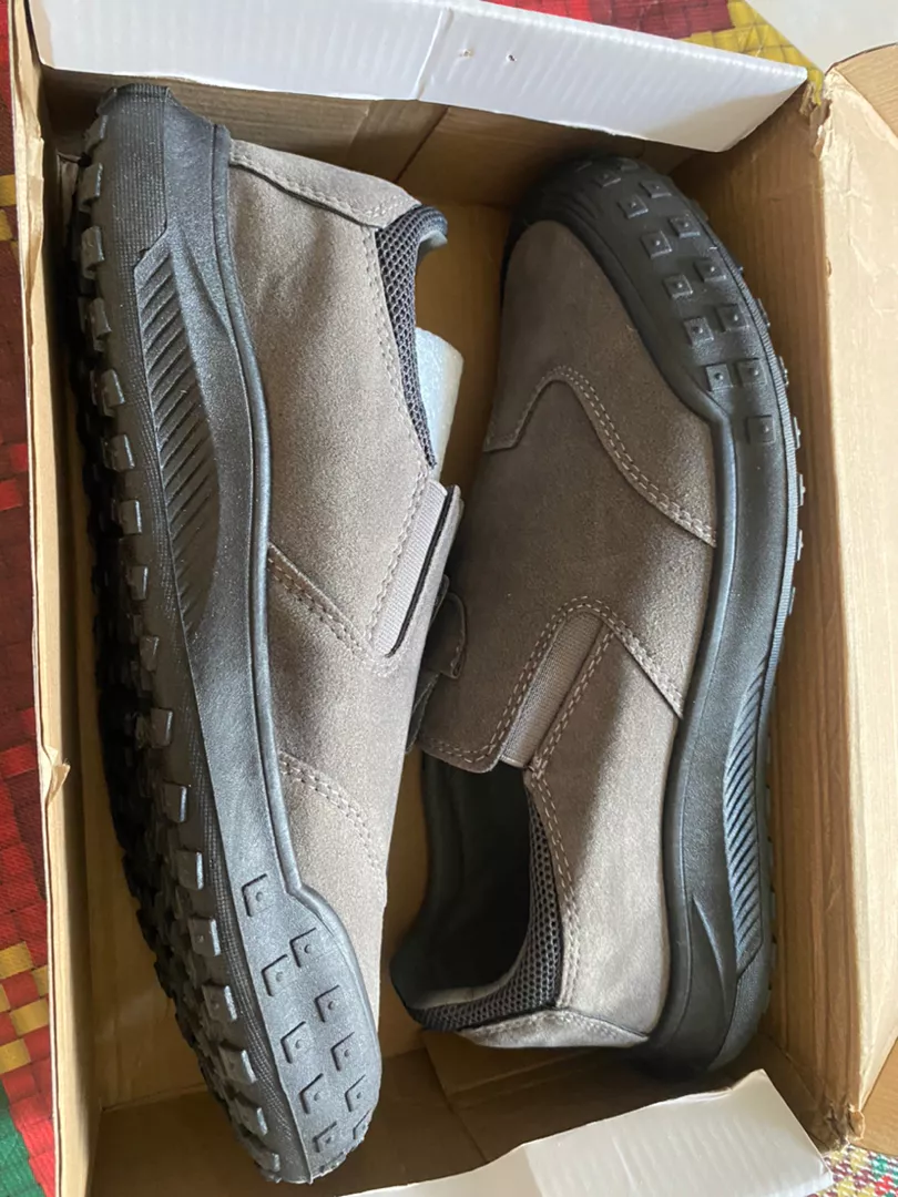 7. Leedoo Sepatu Pria Kerja Slip On Pria Kekinian Sepatu Formal Kuliah Outdoor Kerja Shoes MC451 - Foto ulasan pembeli