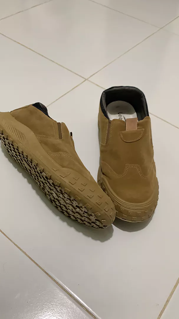 7. Leedoo Sepatu Pria Kerja Slip On Pria Kekinian Sepatu Formal Kuliah Outdoor Kerja Shoes MC451 - Foto ulasan pembeli