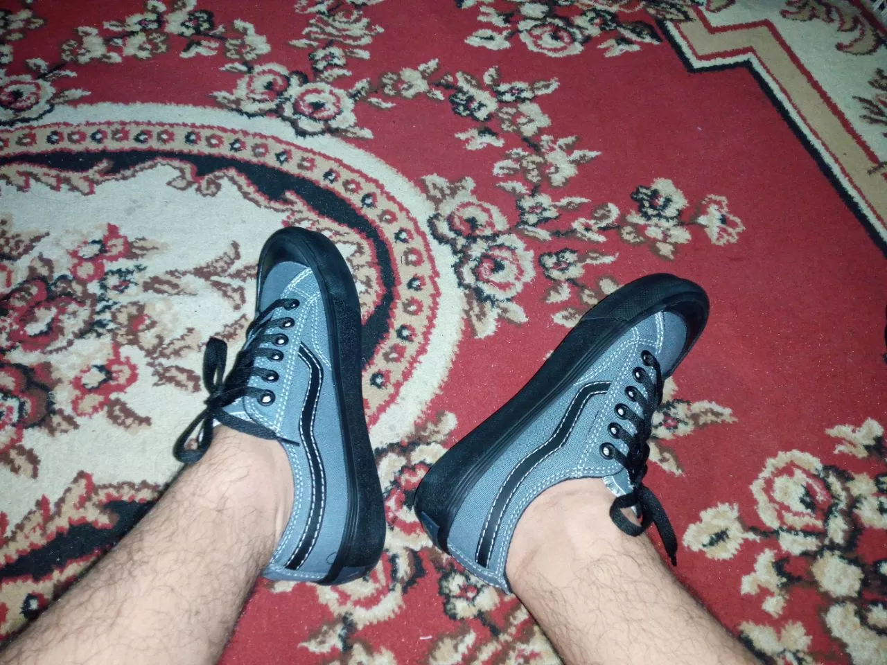 8. SABA Veloz Grey Black - Sepatu Sneakers Casual Pria Wanita | Simple, Nyaman & Kekinian VLZ 20 - Foto ulasan pembeli