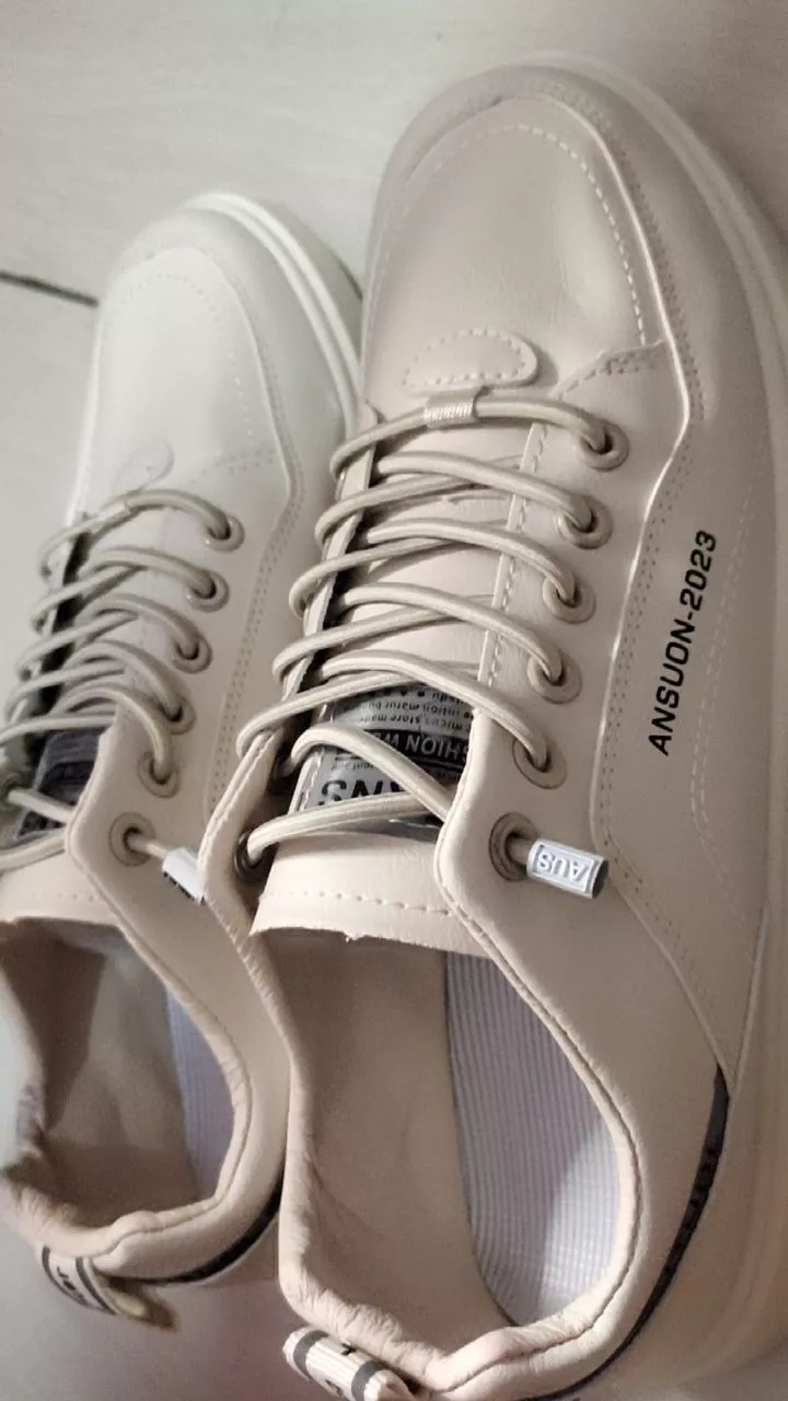 9. Leedoo Sepatu Sneakers Pria Original Casual Olahraga Sporty LarI Pria Dewasa Shoes Putih MC429 - Foto ulasan pembeli