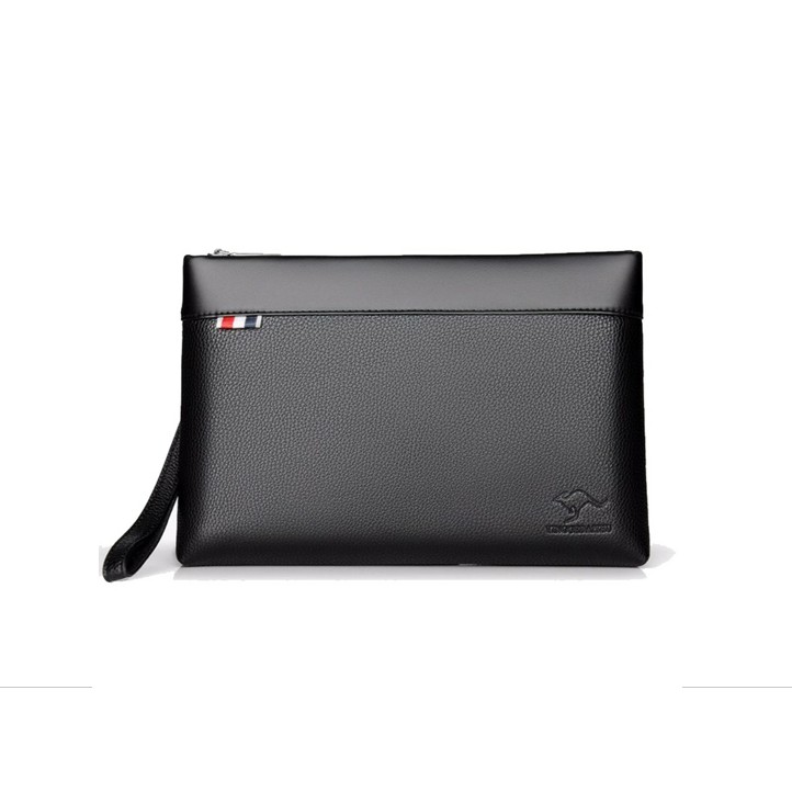 Clutch Bag Pria Kulit Murah 26cm x 17cm - foto 1 dari 10