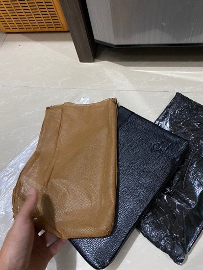Clutch Bag Pria Kulit Murah 26cm x 17cm - Foto ulasan pembeli