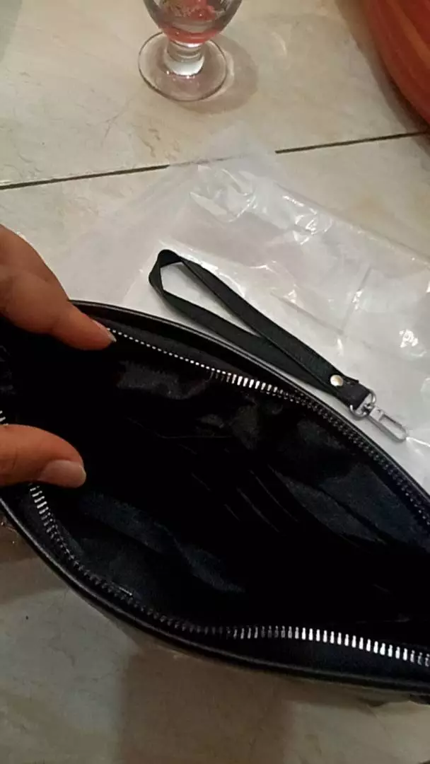 Clutch Bag Pria Kulit Murah 26cm x 17cm - Foto ulasan pembeli