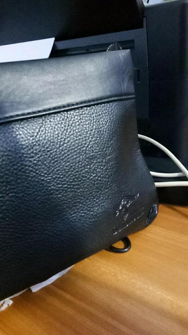 Clutch Bag Pria Kulit Murah 26cm x 17cm - Foto ulasan pembeli