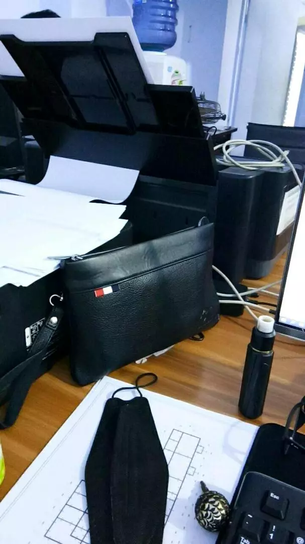 Clutch Bag Pria Kulit Murah 26cm x 17cm - Foto ulasan pembeli