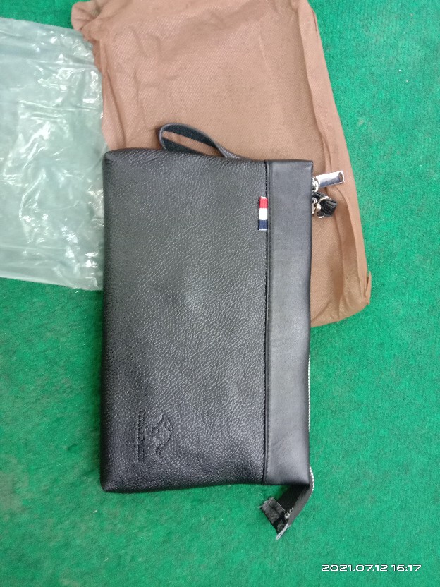 Clutch Bag Pria Kulit Murah 26cm x 17cm - Foto ulasan pembeli
