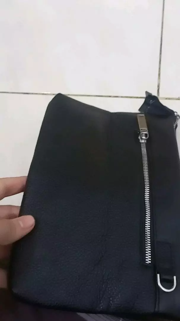 Clutch Bag Pria Kulit Murah 26cm x 17cm - Foto ulasan pembeli