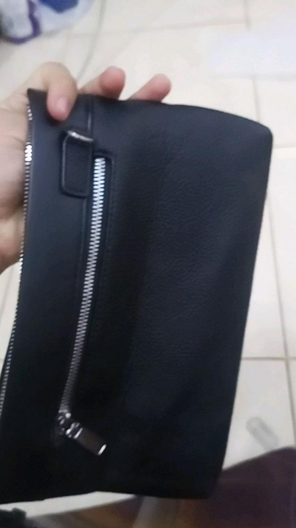 Clutch Bag Pria Kulit Murah 26cm x 17cm - Foto ulasan pembeli