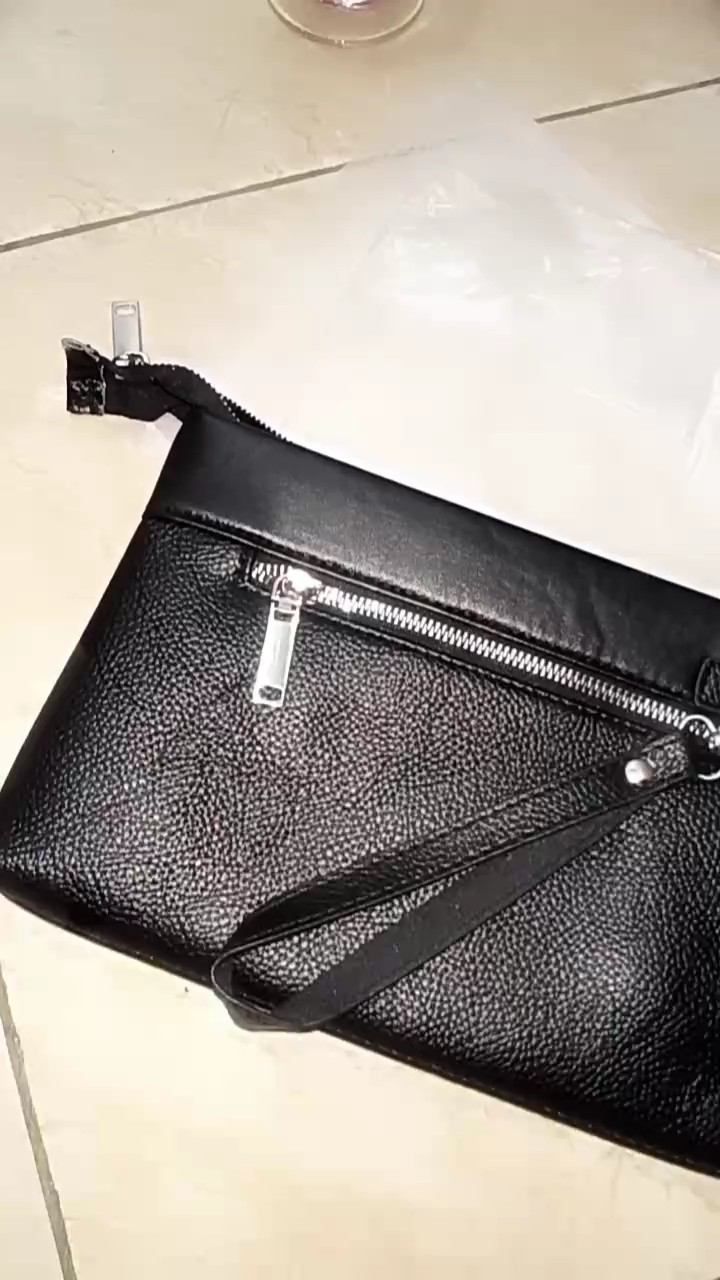 Clutch Bag Pria Kulit Murah 26cm x 17cm - Foto ulasan pembeli