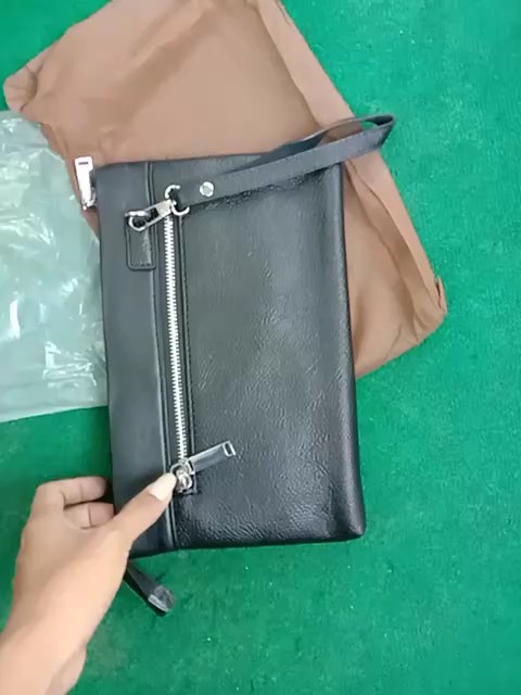 Clutch Bag Pria Kulit Murah 26cm x 17cm - Foto ulasan pembeli