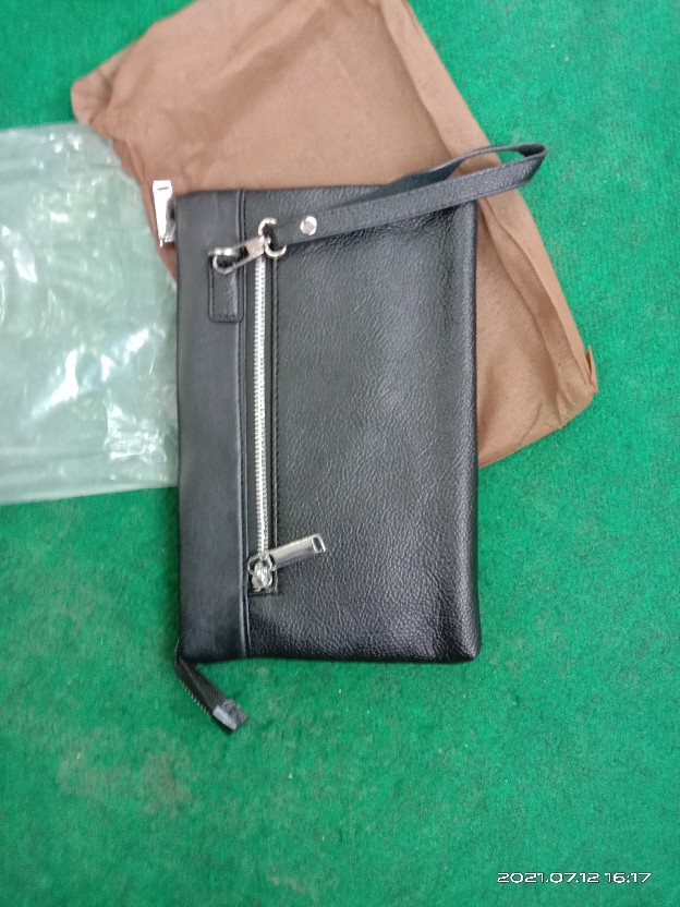 Clutch Bag Pria Kulit Murah 26cm x 17cm - Foto ulasan pembeli