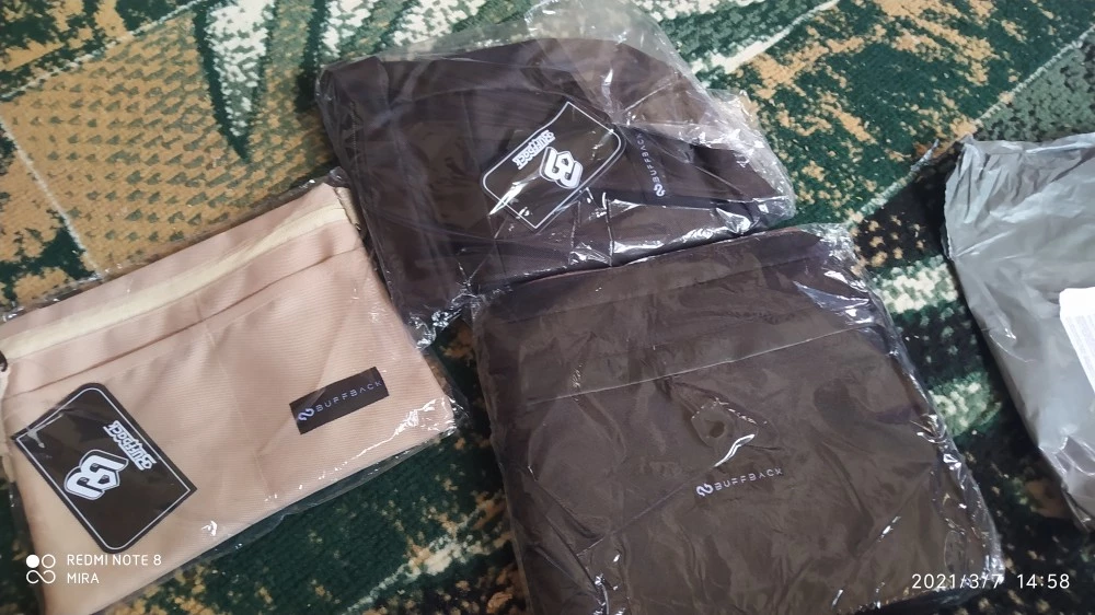 Buffback Tas selempang Pria Wanita Slingbag distro - Foto ulasan pembeli