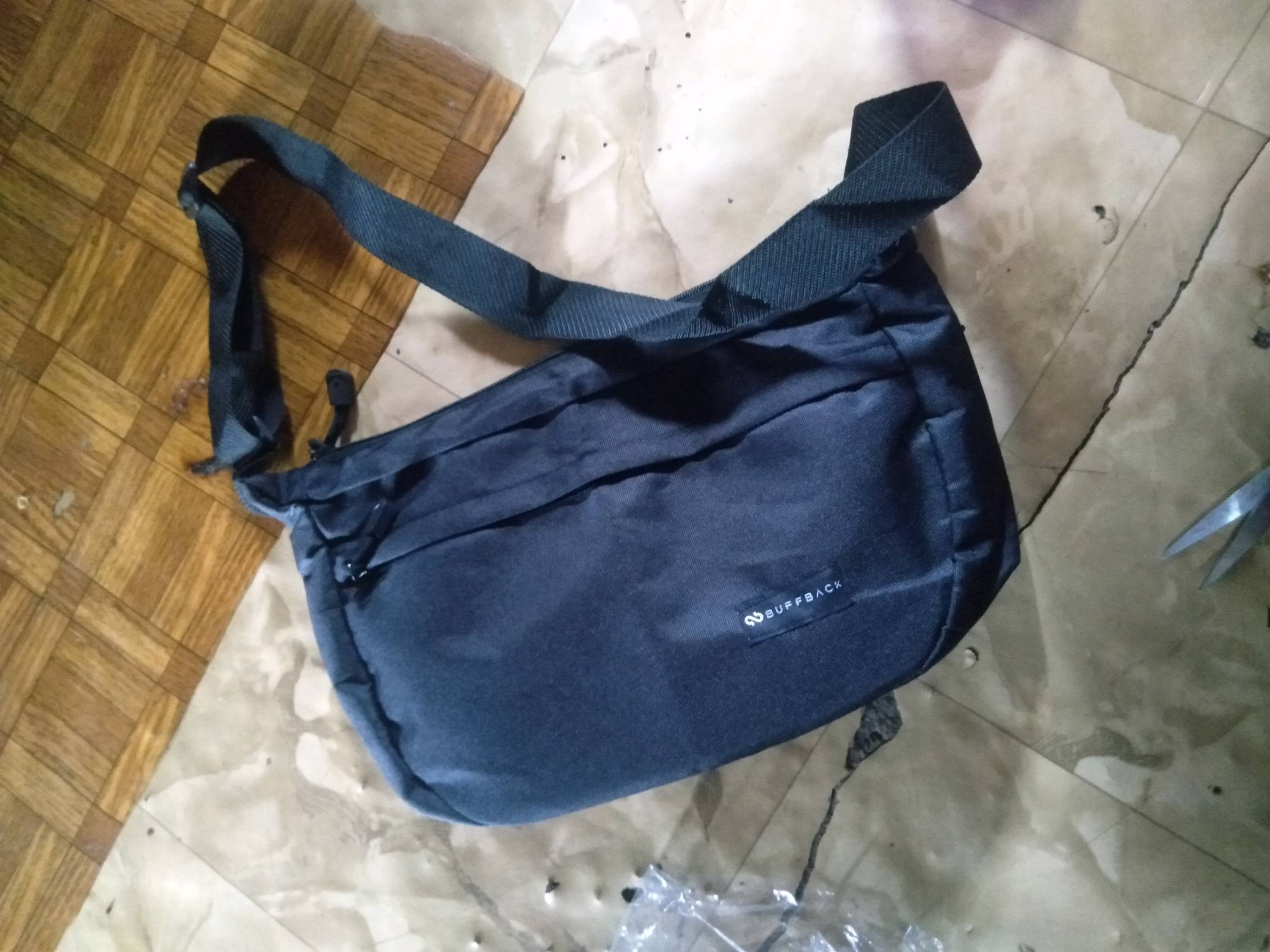 Buffback Tas selempang Pria Wanita Slingbag distro - Foto ulasan pembeli