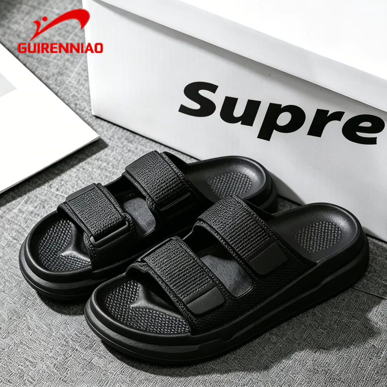 GUIRENNIAO - Sandal Pria Olahraga Casual Sandal Cowok - foto 1 dari 10