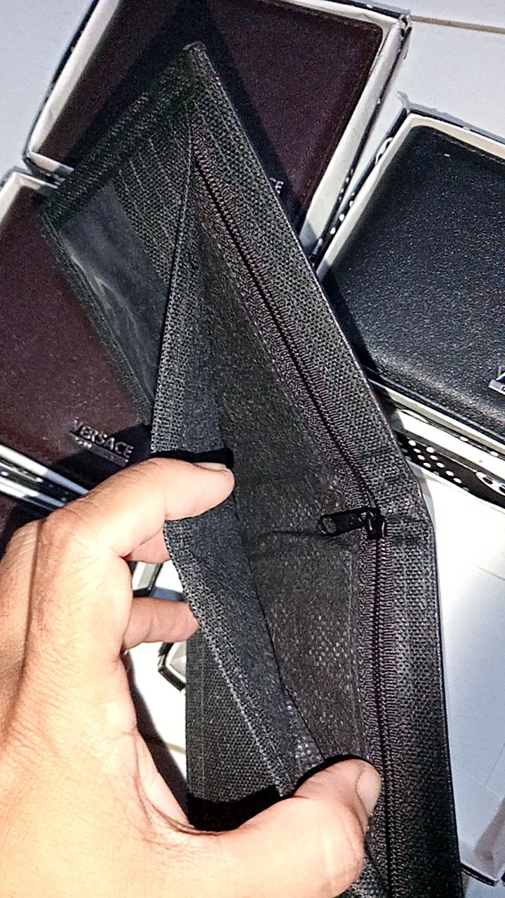 Dompet Kulit Pria Bifold Lipat Dua V45 Dompet Pria Kulit Casual + Bonus Box - foto 10 dari 10, anisayus5656