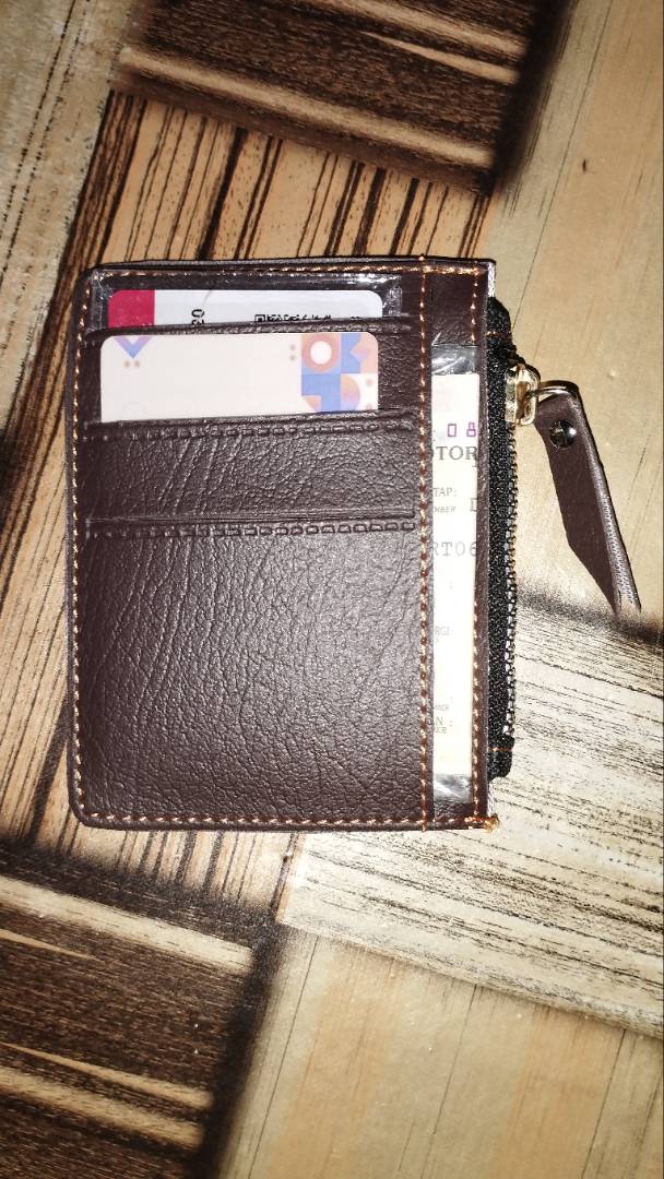 Dompet Kartu Resleting Besi Card - Foto ulasan pembeli