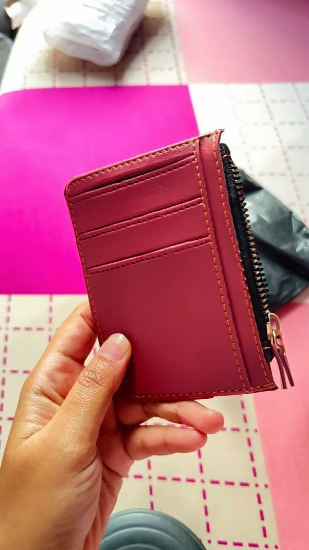 Dompet Kartu Resleting Besi Card - Foto ulasan pembeli