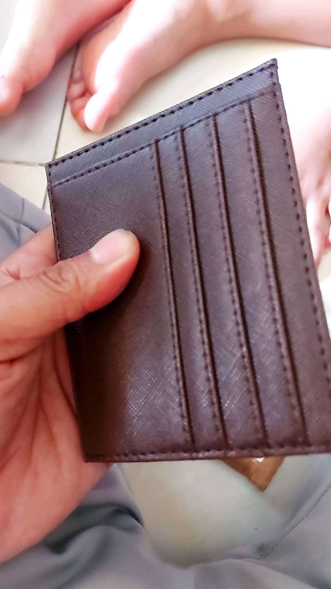 Dompet kartu tipis pria dan wanita slim card holder 10 kartu keren - foto 8 dari 10, kajenkstifler