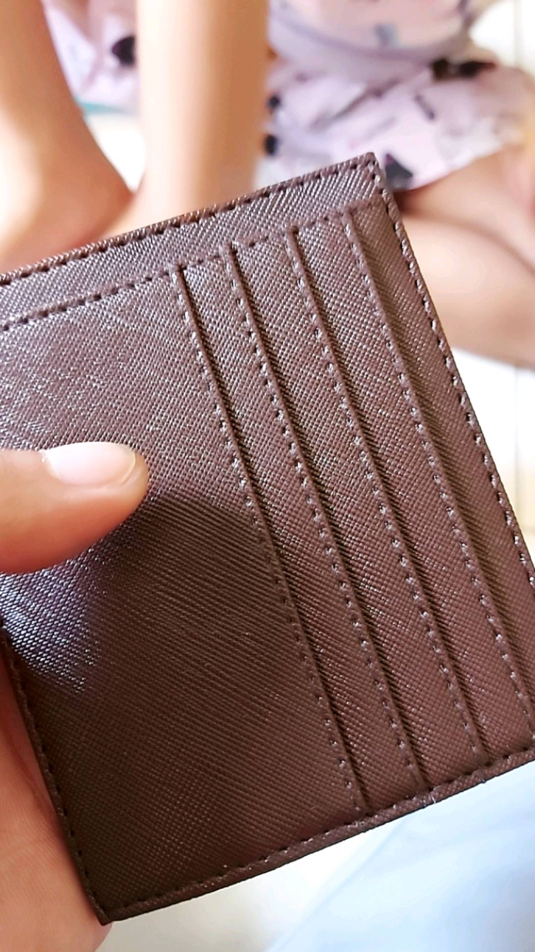 Dompet kartu tipis pria dan wanita slim card holder 10 kartu keren - Foto ulasan pembeli