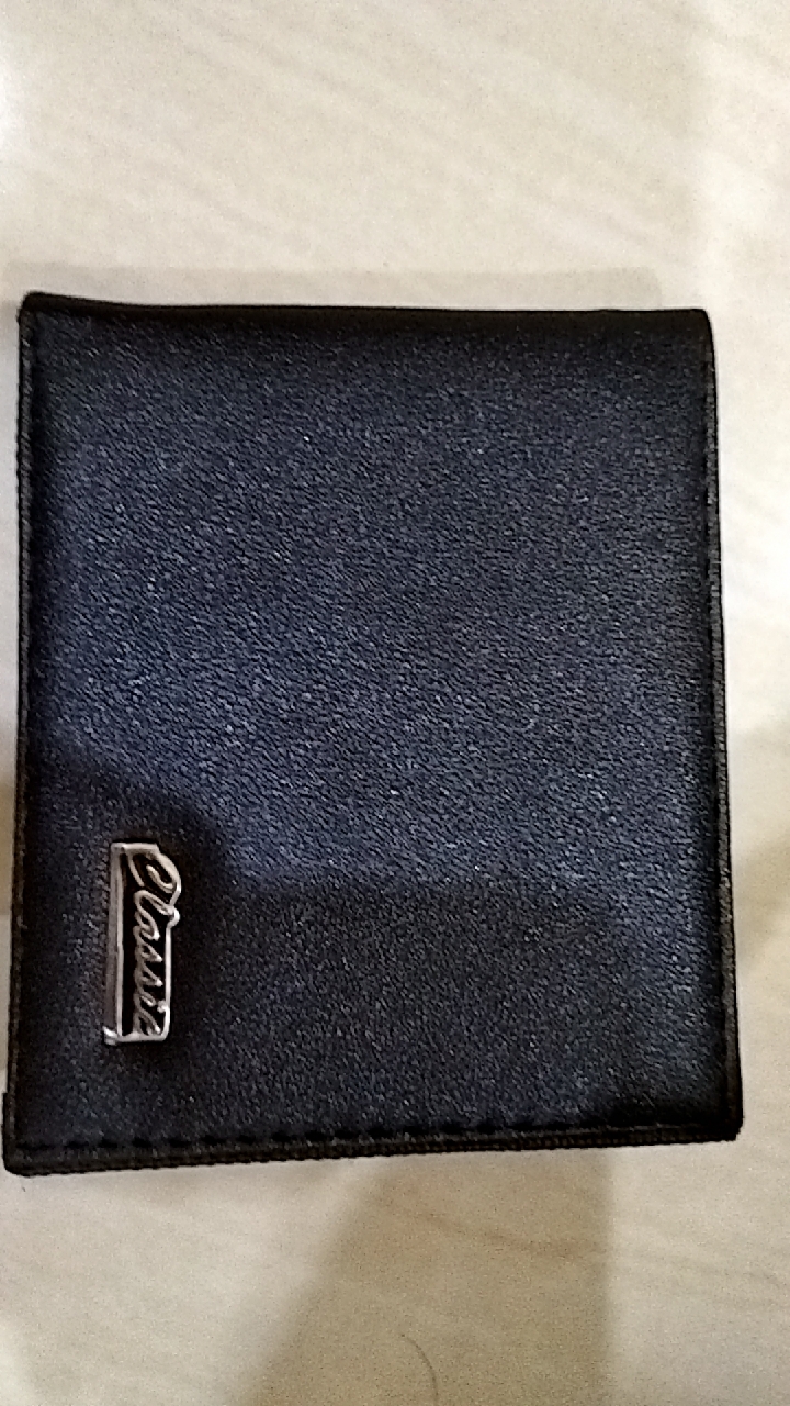 Dompet Lipat Pria Kulit Sintetis Free Box Murah - Foto ulasan pembeli