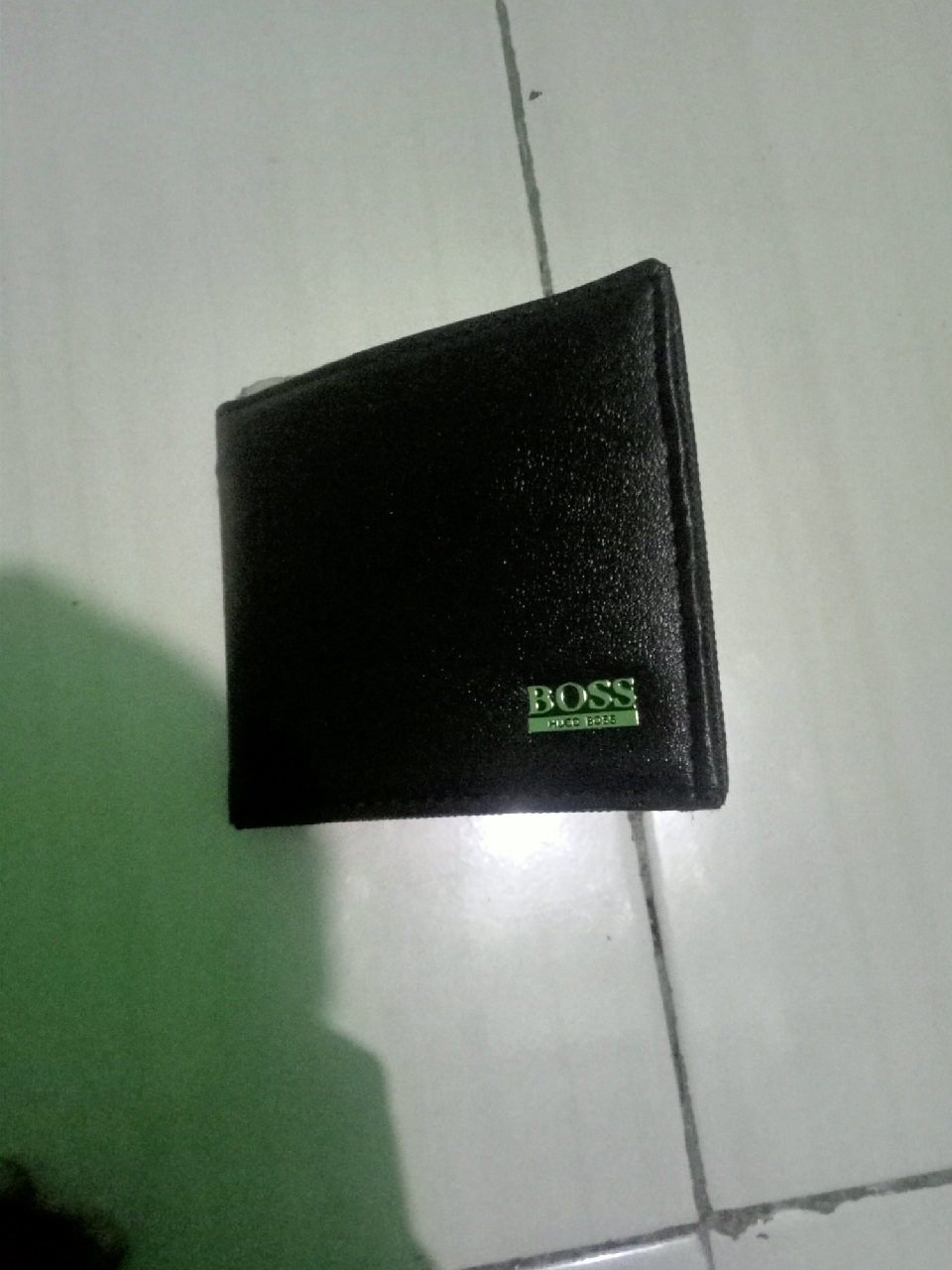 Dompet Lipat Pria Kulit Sintetis Free Box Murah - Foto ulasan pembeli