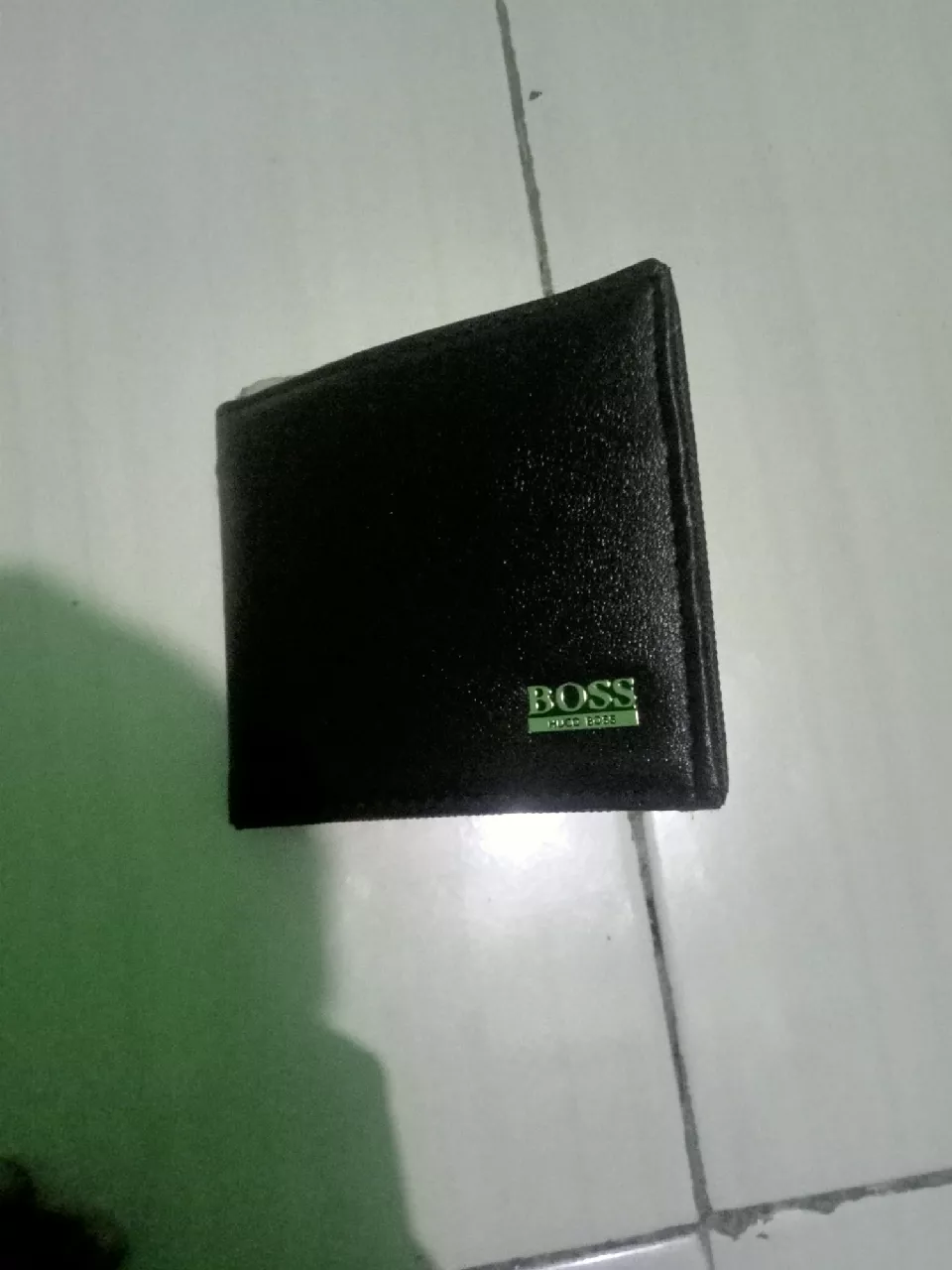 Dompet Lipat Pria Kulit Sintetis Free Box Murah - Foto ulasan pembeli