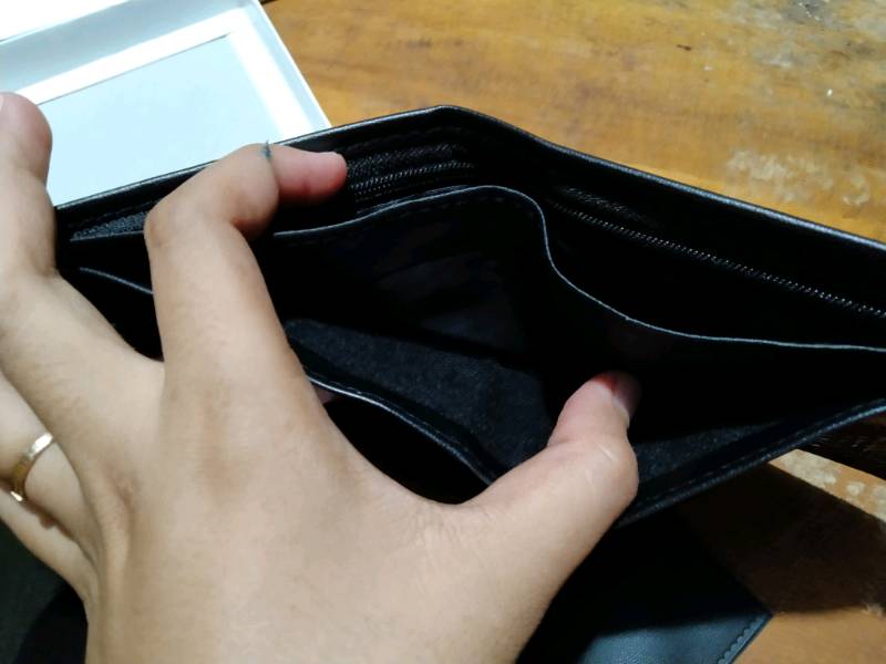 Dompet Lipat Treshaw Pria Kulit Sintetis Keren - Foto ulasan pembeli