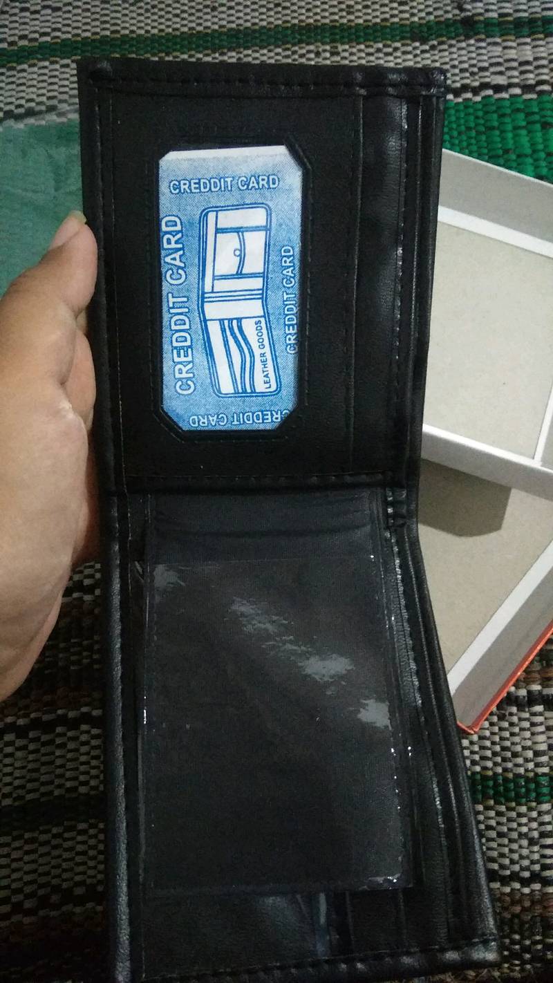 Dompet Lipat Treshaw Pria Kulit Sintetis Keren - Foto ulasan pembeli