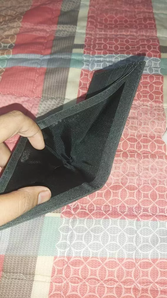 [Dompet Pria Kanvas Tebal DK900 Free Box] - Foto ulasan pembeli