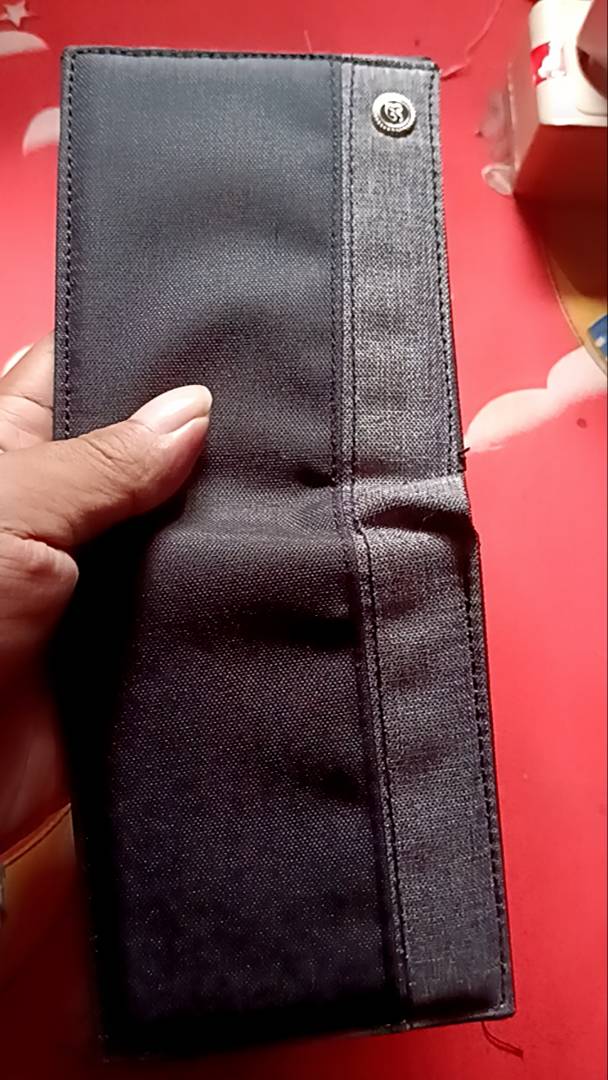 [Dompet Pria Kanvas Tebal DK900 Free Box] - Foto ulasan pembeli