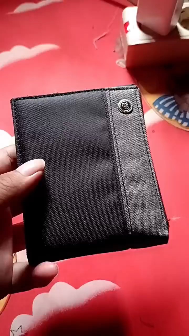 [Dompet Pria Kanvas Tebal DK900 Free Box] - Foto ulasan pembeli