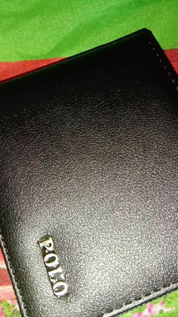 Dompet Pria Kulit Sintetis Coklat Dan Hitam POLO - Foto ulasan pembeli