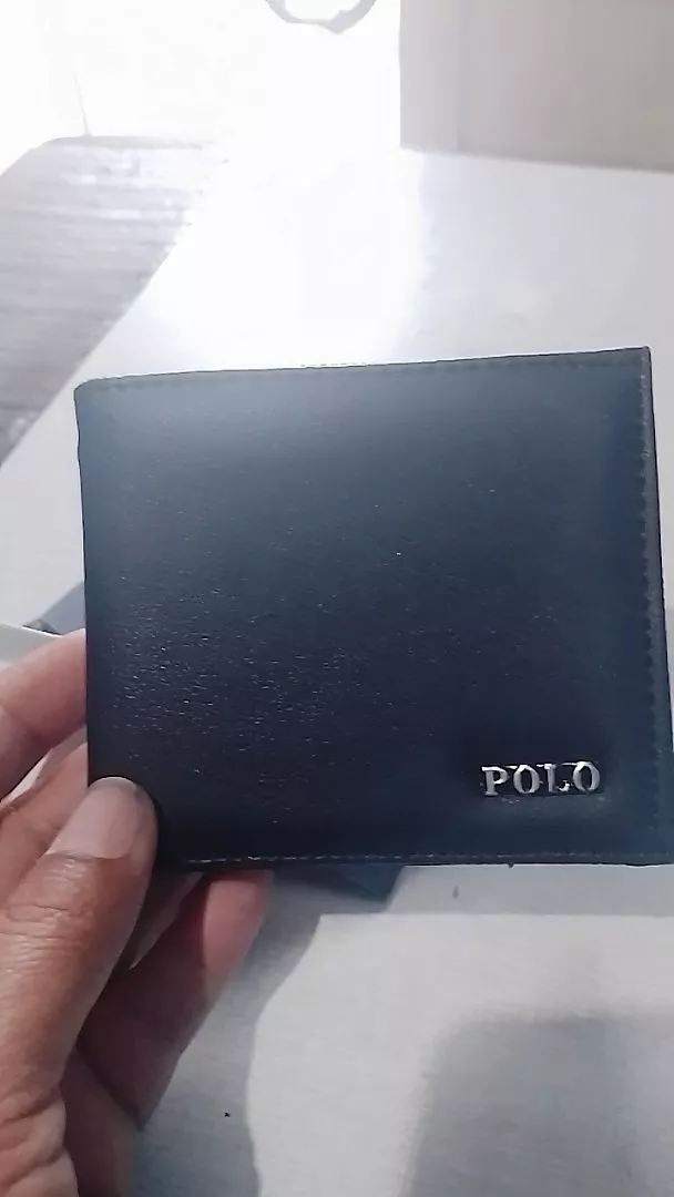 Dompet Pria Kulit Sintetis Coklat Dan Hitam POLO - Foto ulasan pembeli